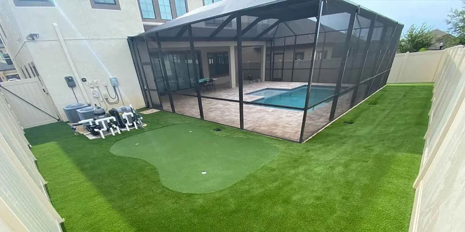 Artificial grass installation by Artificial Grass Empire