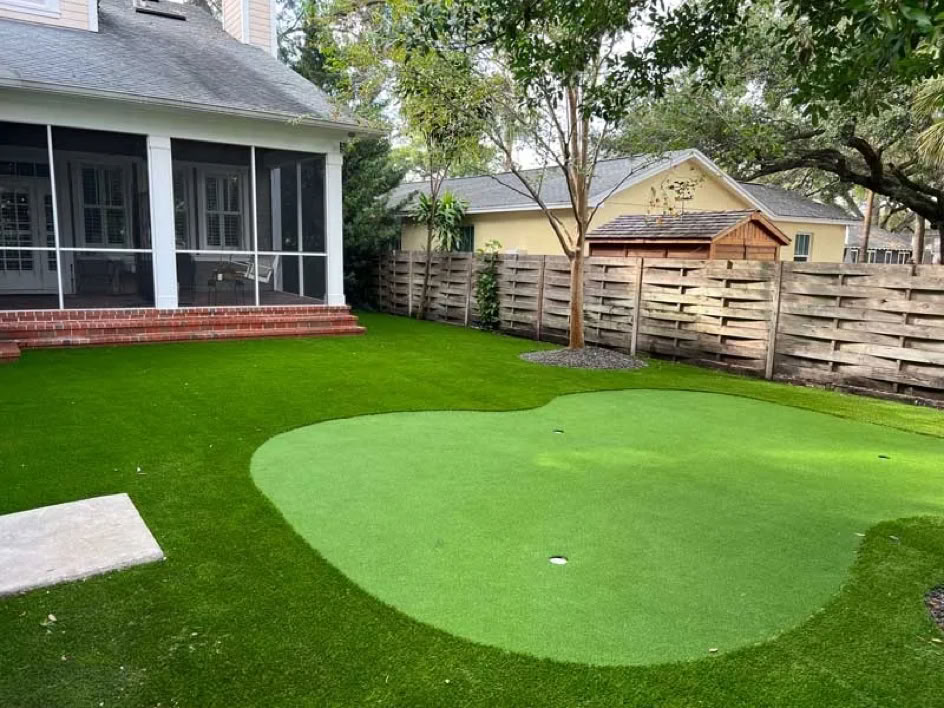 Artificial grass installation by Artificial Grass Empire