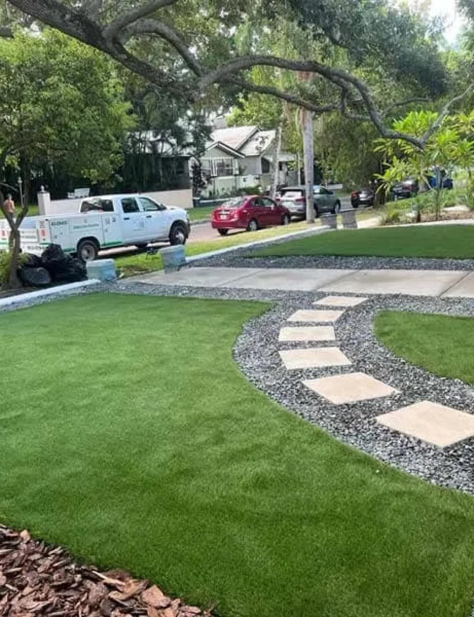 Artificial grass installation by Artificial Grass Empire