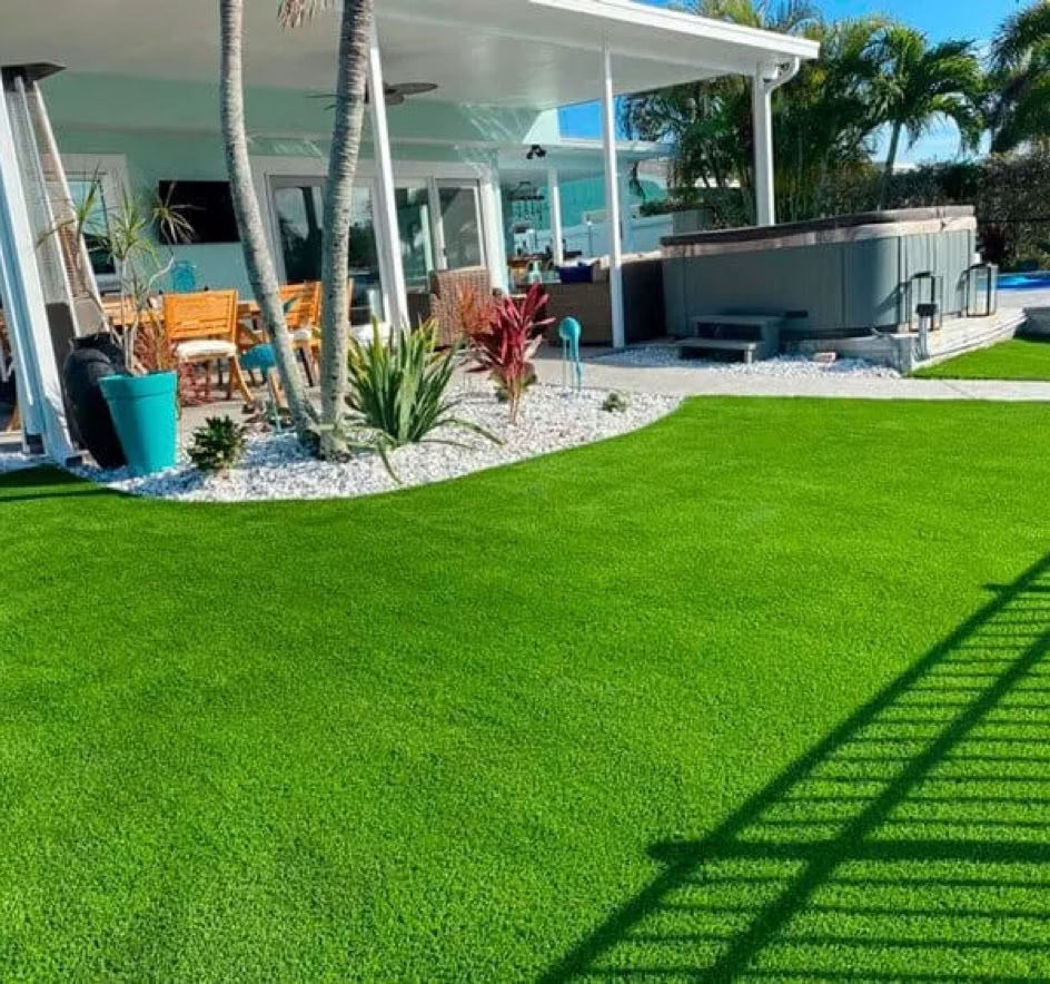 Artificial grass installation by Artificial Grass Empire