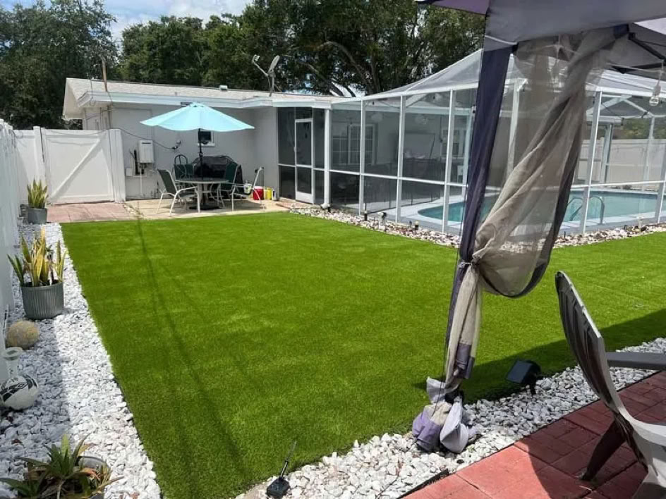 Artificial grass installation by Artificial Grass Empire