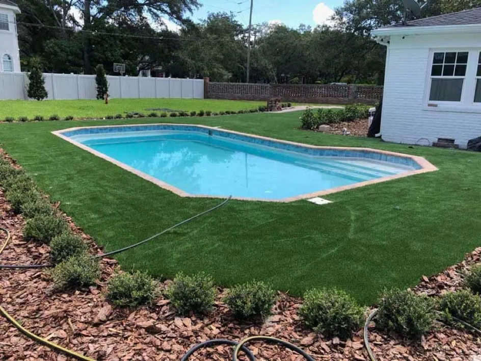 Artificial grass installation by Artificial Grass Empire