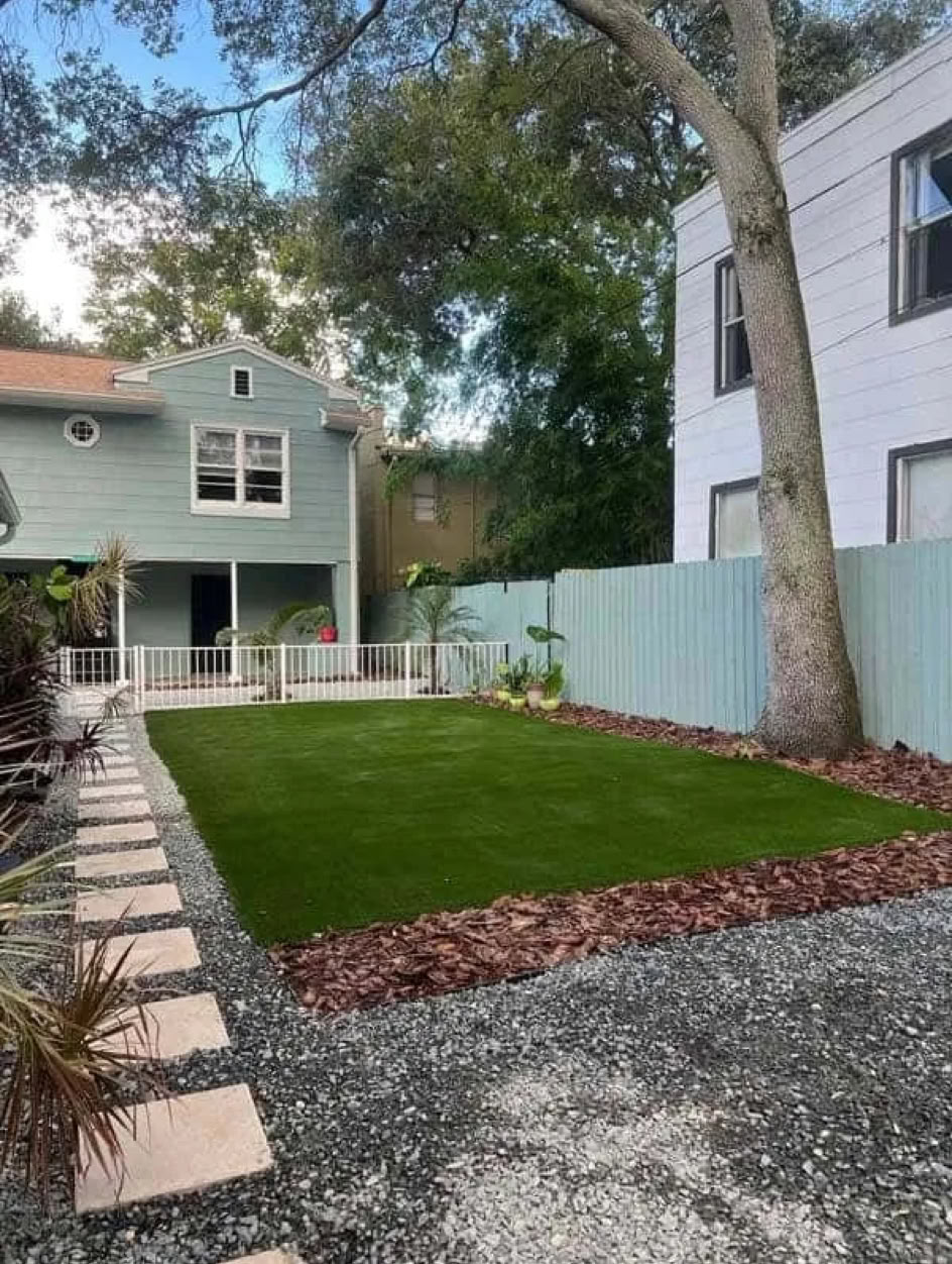 Artificial grass installation by Artificial Grass Empire