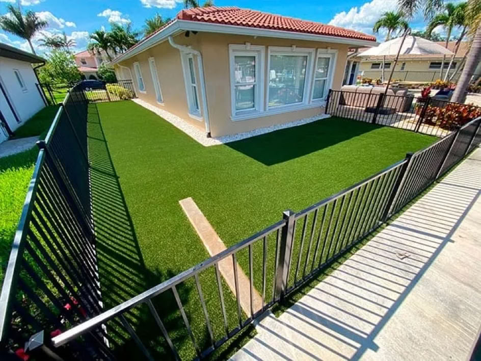 Artificial grass installation by Artificial Grass Empire