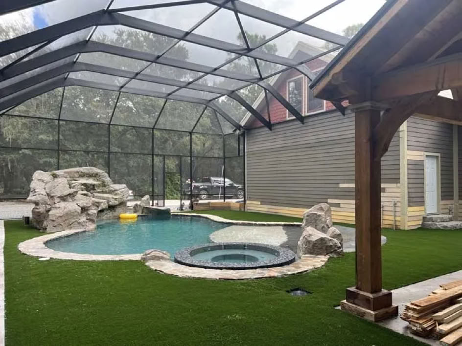 Artificial grass installation by Artificial Grass Empire