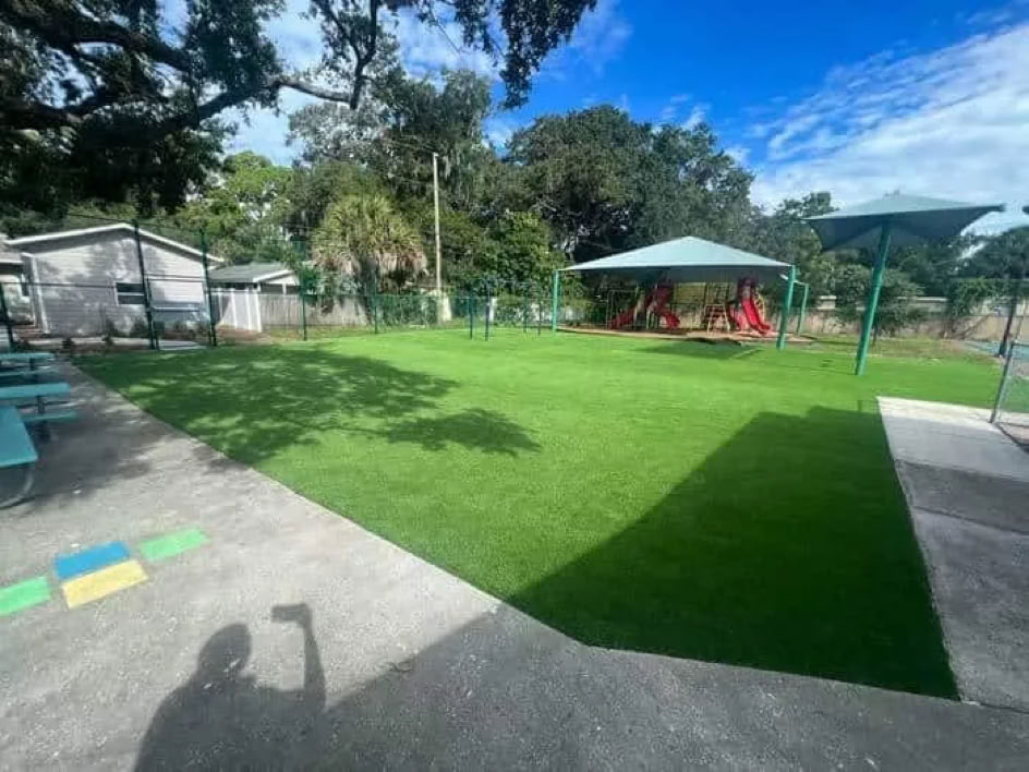 Artificial grass installation by Artificial Grass Empire