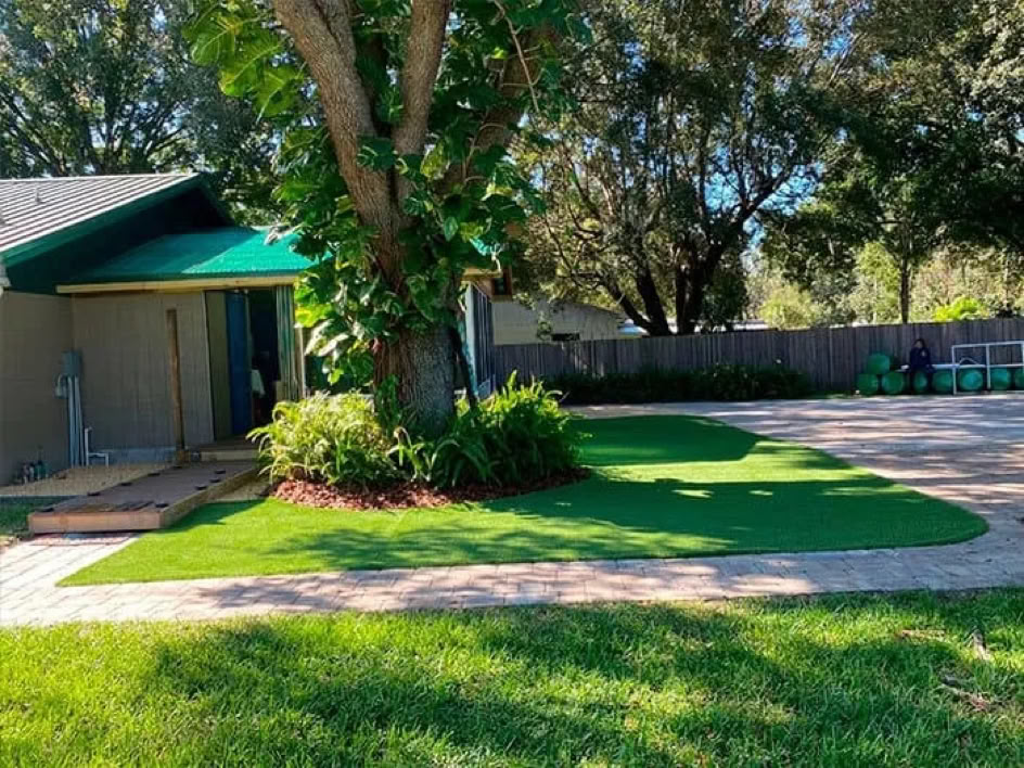 Artificial grass installation by Artificial Grass Empire